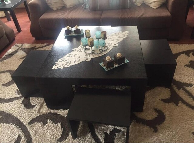 90x90 özel yapım masif sehpa