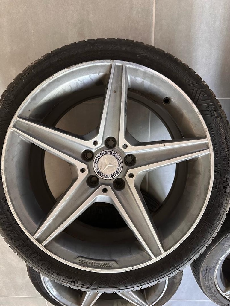 18 İNÇ 5x112 ORIGINAL W205 MERCEDES AMG Jant Lastik Takım - 2