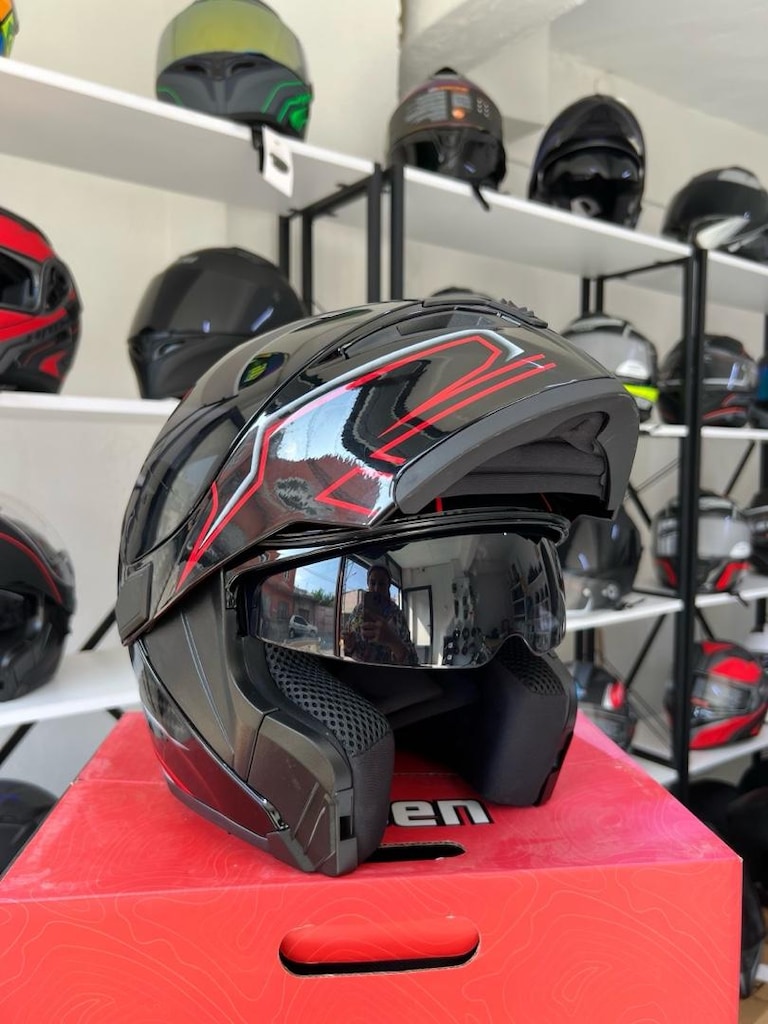 kask tima çene açılır sıfır - 6