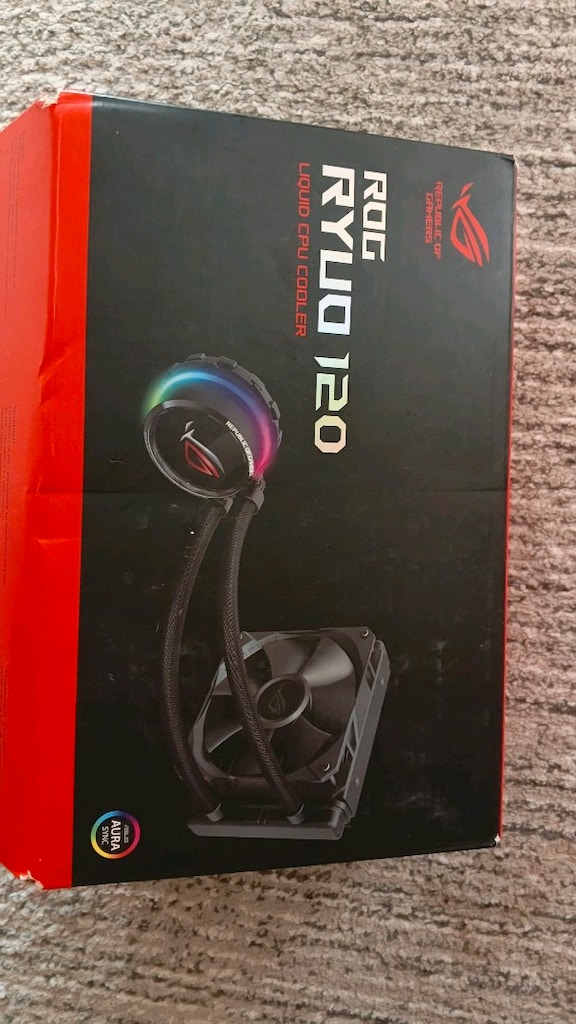 ASUS ROG RYUO 120 ARGB OLED Ekranlı Sıvı İşlemci Soğutucu – Kutulu - 2