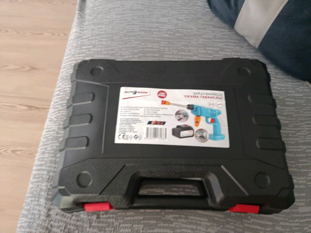 auto ware şarjlı yıkama tabancası 2 adet bataryalı 21 voltlu - 2