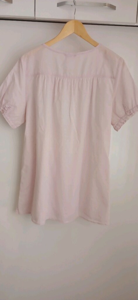 yazlık uçuk pembe bluz - 2