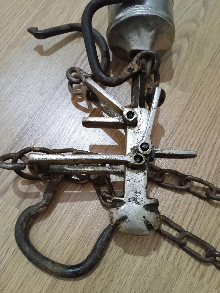 80x70 CM & 5-6 KG / KOLLEKSİYONLUK PİRİNÇ & METAL TERAZİ-OMUZ KANTARI - 10
