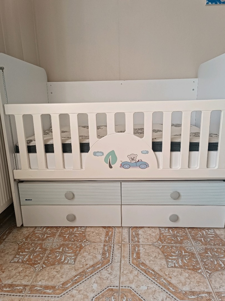 MDF 70*130 sallanır mobilya beşik - 2