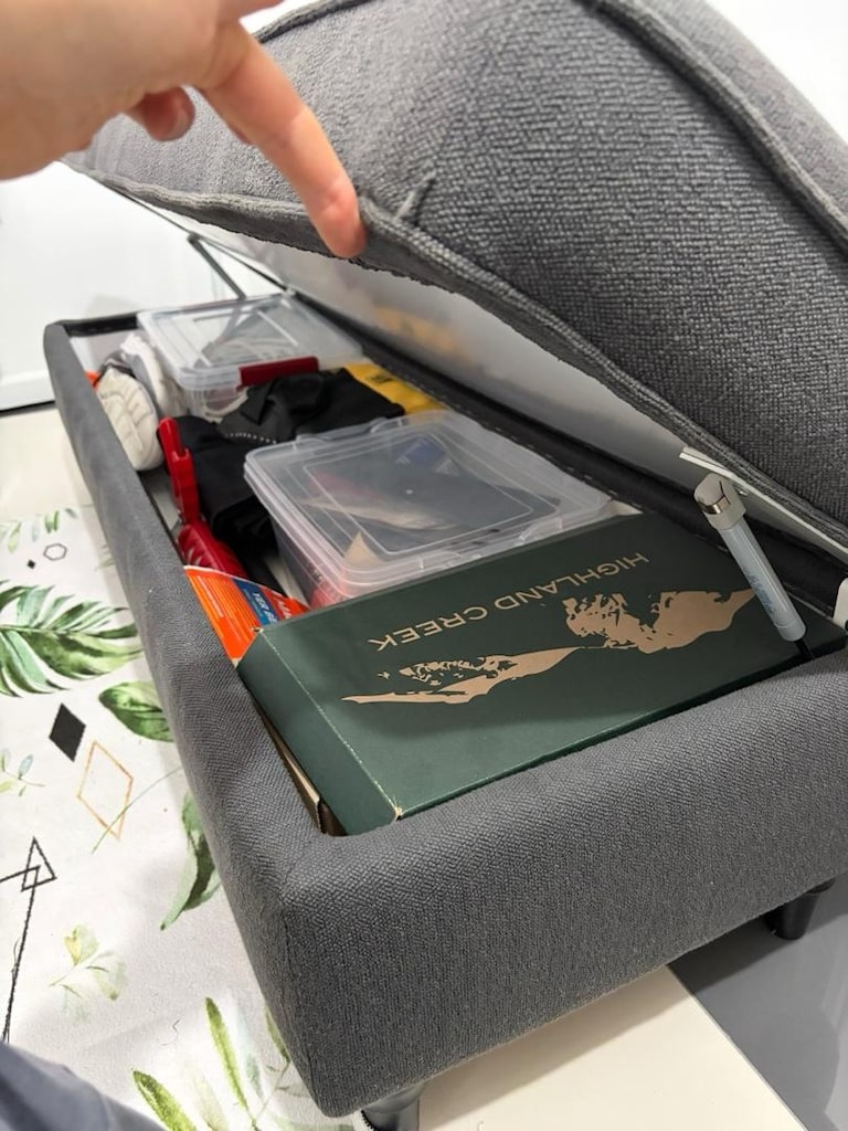 ikea saklama gözlü puf - 3