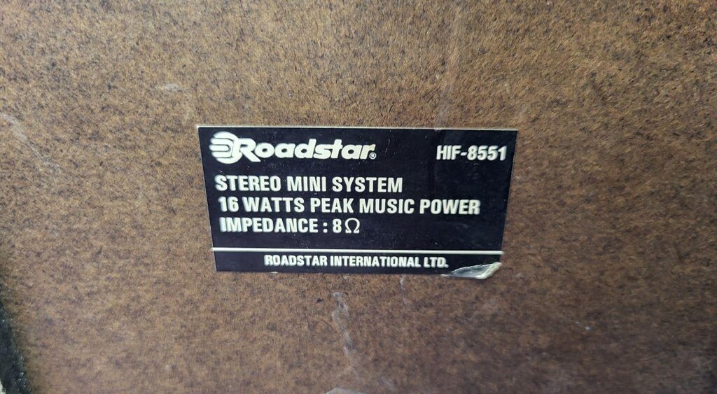 Roadstar HIF-9911 mini hi-fi Sistemi - 6