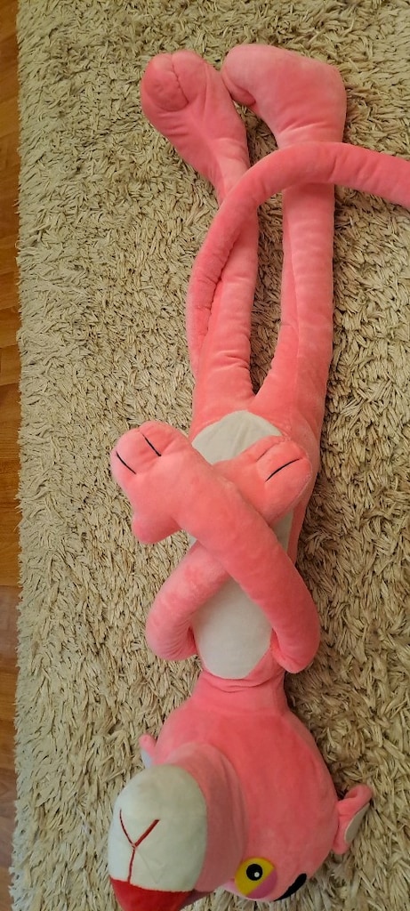 pembe panter pelus oyuncak - 8