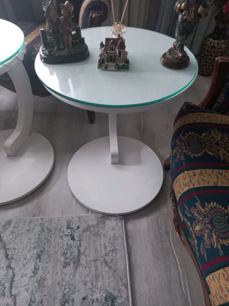 2 adet zigon sehpacamlı ve tekerleklidir - 2