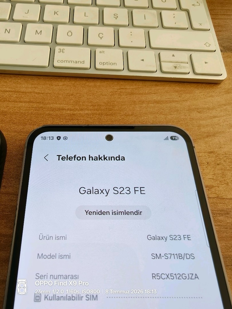 Samsung S23 FE 8/128 GB Türkiye Cihaz Kozmetik 10/9 Kaçmaz - 5
