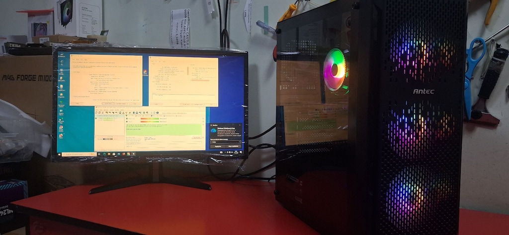 7.550₺'YE I7 2600+12GBRAM+4GBEKRANKARTLI+256SSD KASA ANTEC MARKA - 9