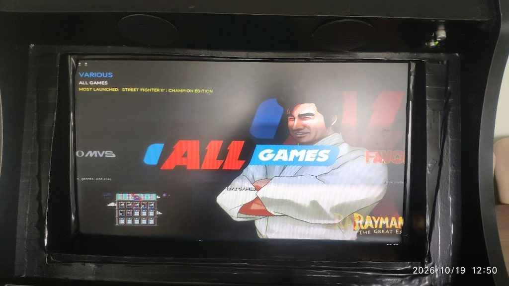 Arcade Bartop Atari Oyun Makinesi - El yapımıdır - 5