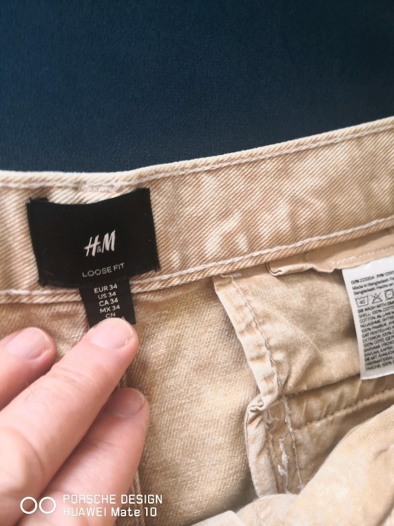 H&M Bej Renk Kargo Pantolon - 3