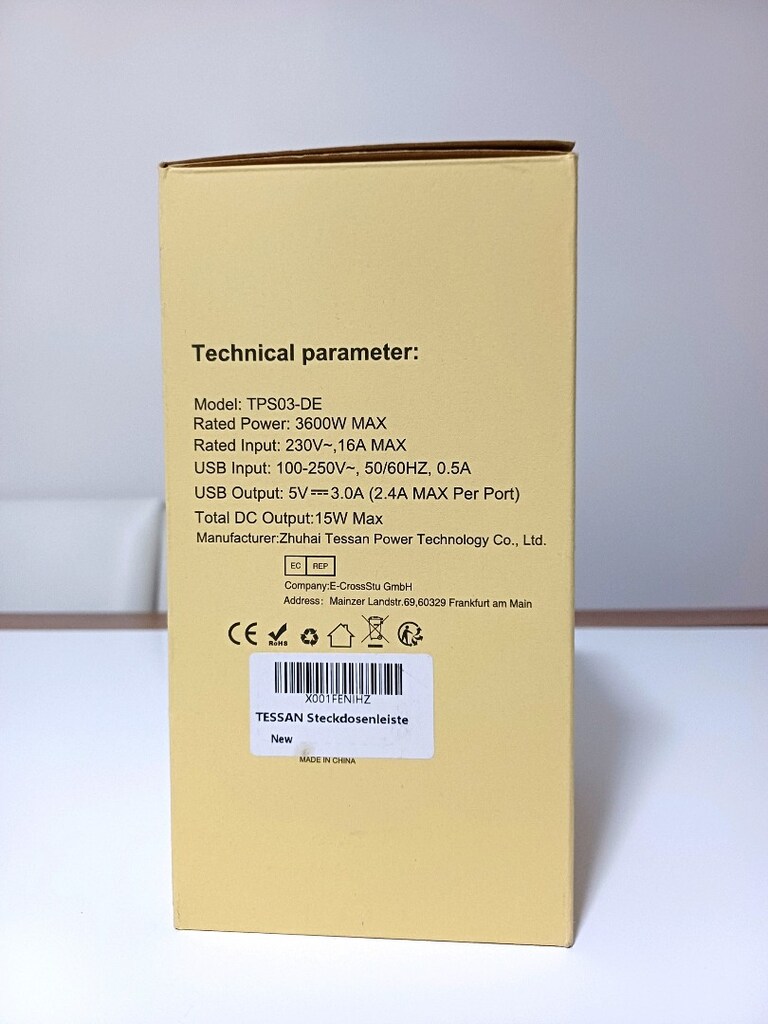 TESSAN 11 IN 1 AKIM KORUMALI 3600W 16A 1700 JOULE 2 METRE ÇOKLU PRİZ - 5