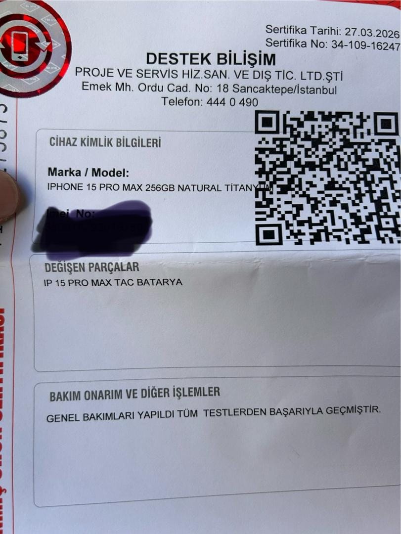iPhone 15 promax natürel titanyum - 7