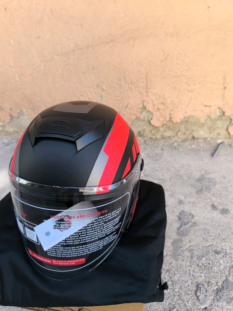 Kask JK 526 Yarım Güneş Vizörlü Sıfır Beden M Mevcuttur İzmir - 4