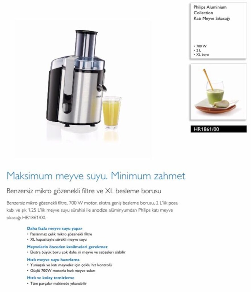 Philips Katı Meyve Sıkacağı - 7