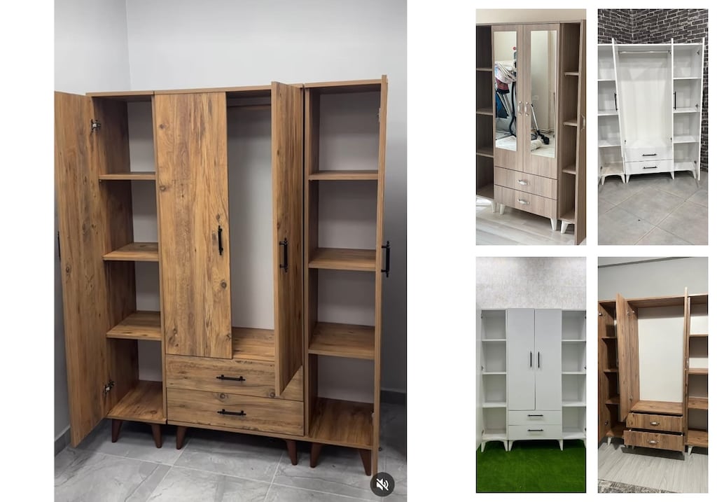4 kapaklı elbise dolabı bxjnuroudd - 5