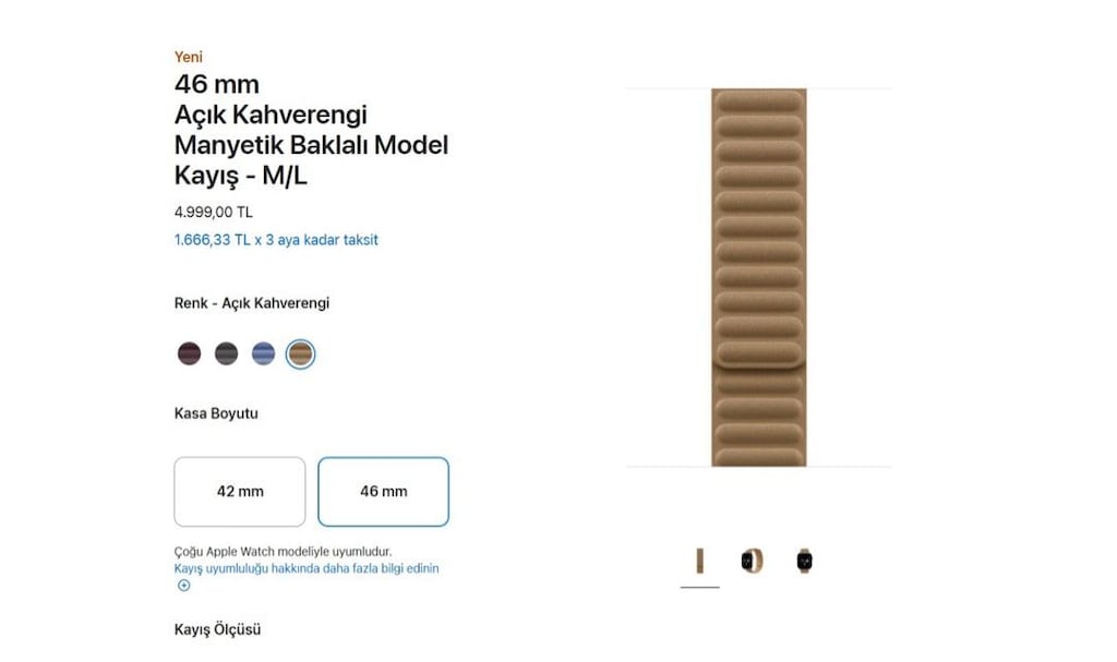 Apple Watch Series 8 45 mm + Kutu + Şarj Kablosu + 4 Kordon - 7