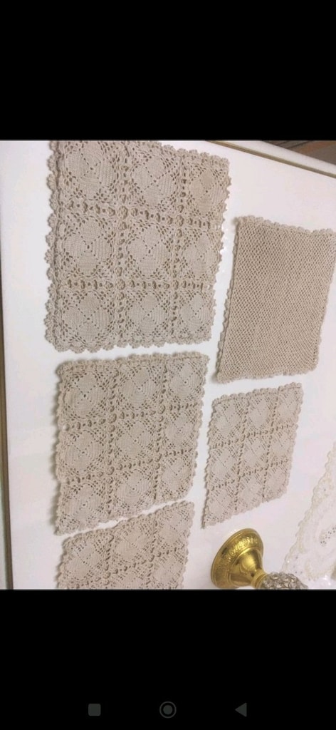 El emeği göz nuru pamuklu dantel ipten kırlentler - 3