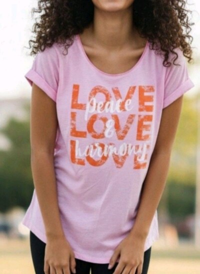 LOVE baskı Harika tişört PENTİ H&M ZARA TWİST OYSHO Barbie