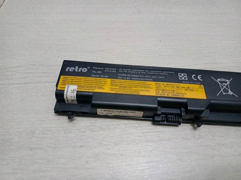 Lenovo ThinkPad T420 T430 Uyumlu Batarya Pil - Retro BC06 - 2