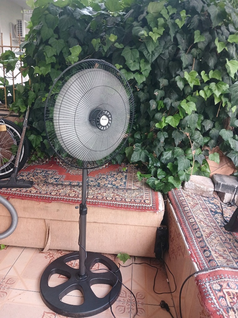 SERNA 18 INC KADEMELI VANTİLATÖR SAĞA SOLA DÖNÜYOR GÜÇLÜ KALİTELİ - 5