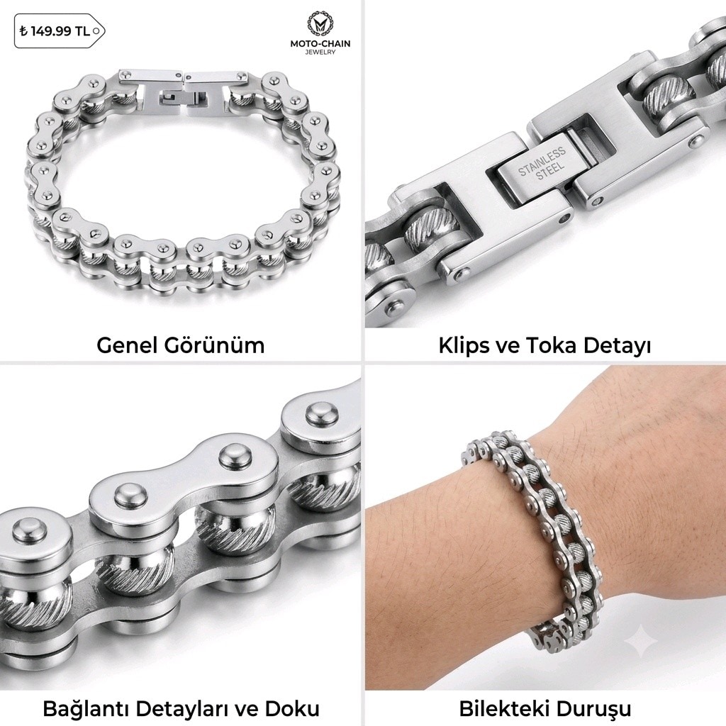 İTHAL ÇELİK BİLEKLİK - 6