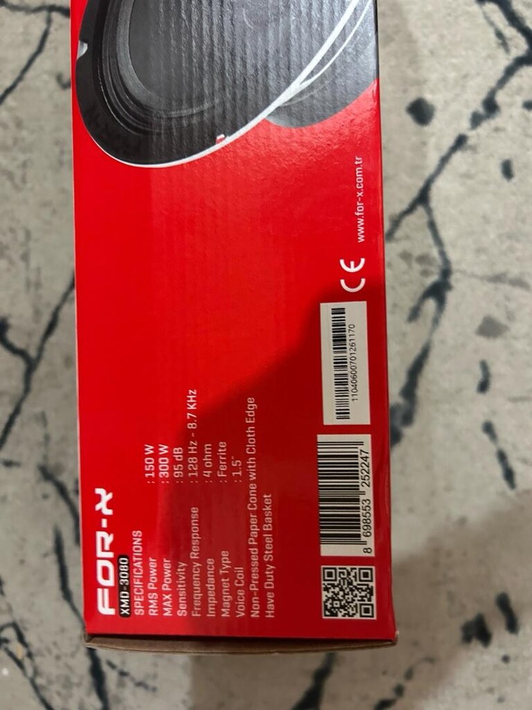 For-x xmd 3080 midrange 20 cm sıfır kapalı kutu - 4