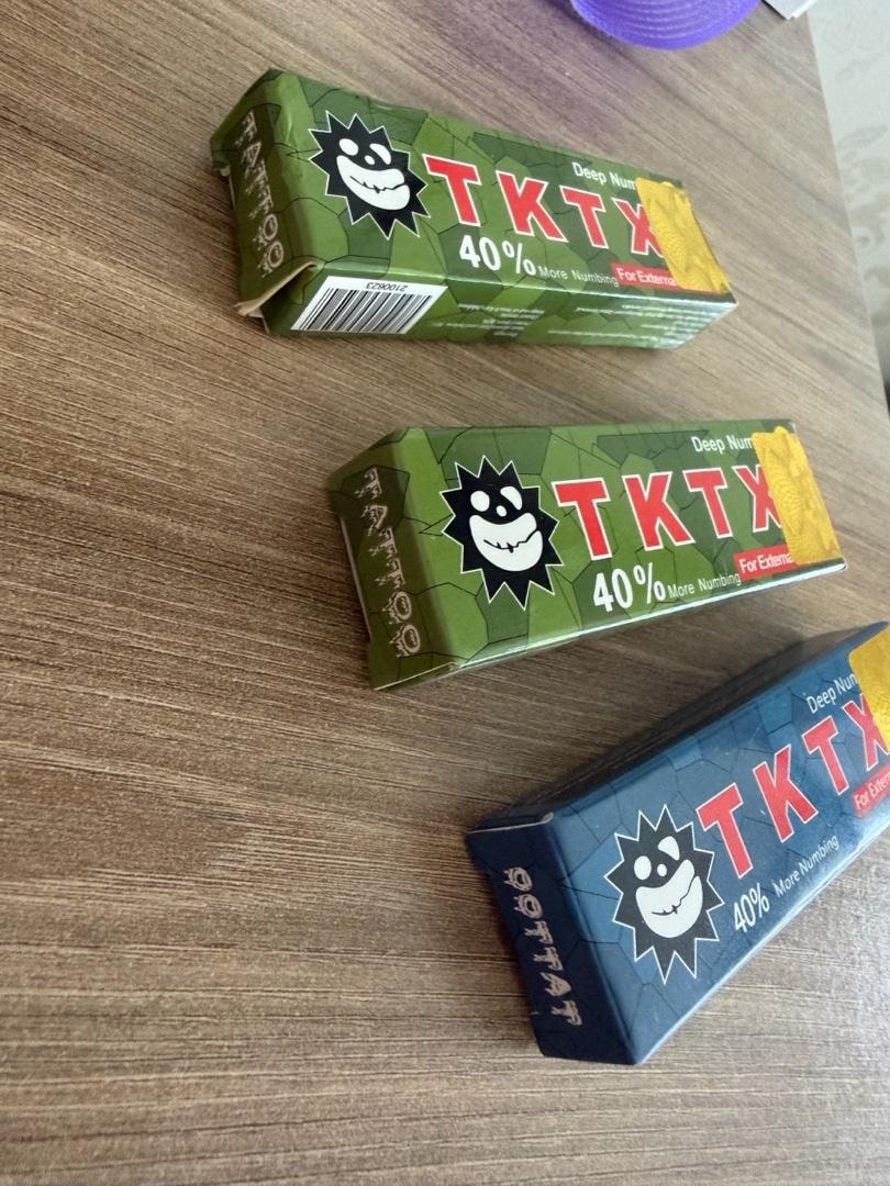 TKTX dövme kremi - 3