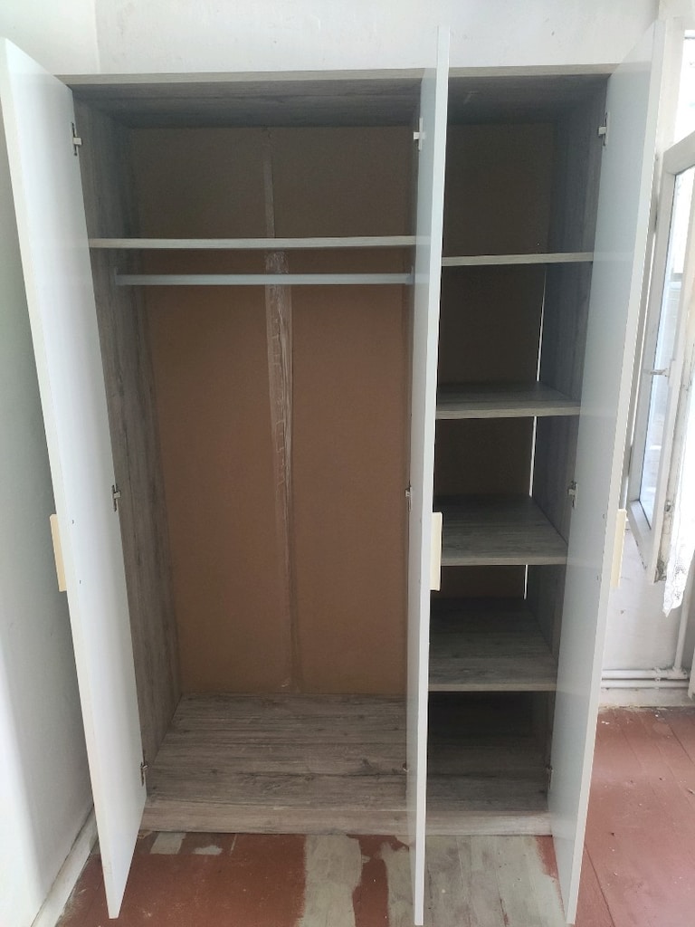 3 Kapaklı Gardırop - Askılıklı + Raflı - Fikirtepe - 3