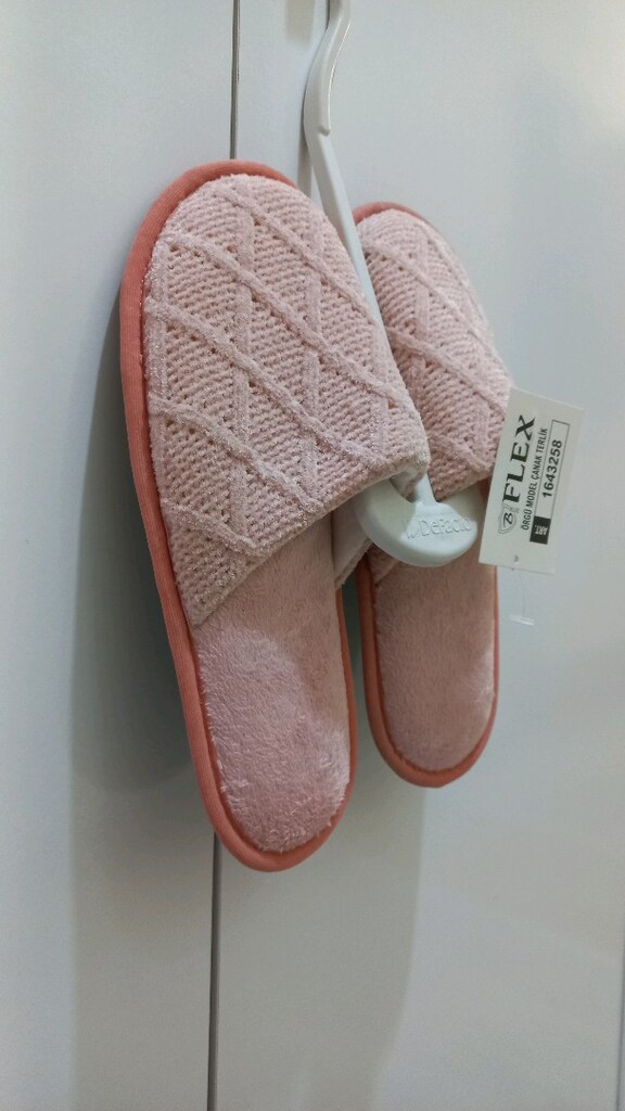 Pastel Pembe FLEX Ev Terliği Rahat ve Şık - 7
