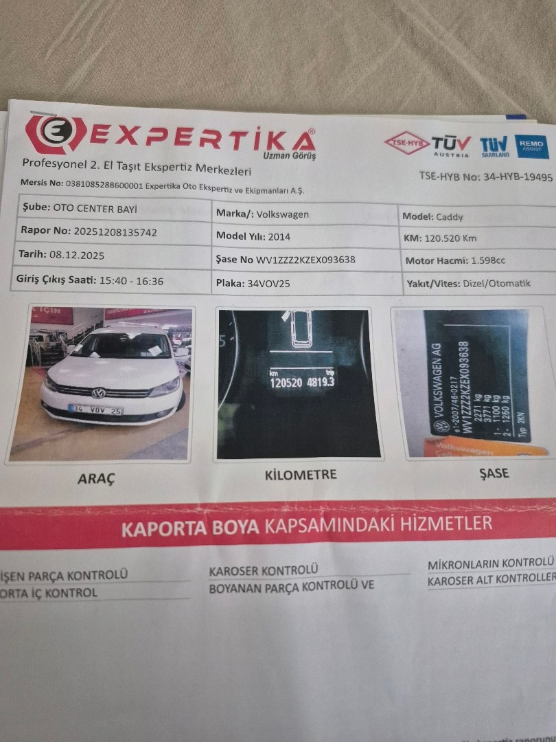 SAHİBİNDEN 1.6 COMFORTLİNE CADDY - 16