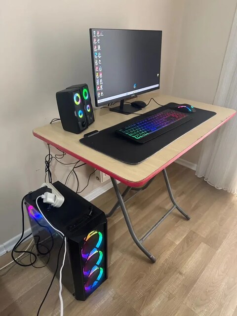 Full Set Oyuncu Bilgisayarı | Ryzen 5 5500 + RX 6600 + 200Hz Monitör