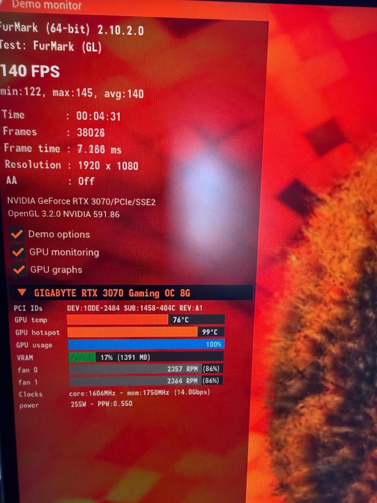 GIGABYTE GeForce RTX 3070 EAGLE R2.0 OC 8GB GDDR6 256Bit - 5