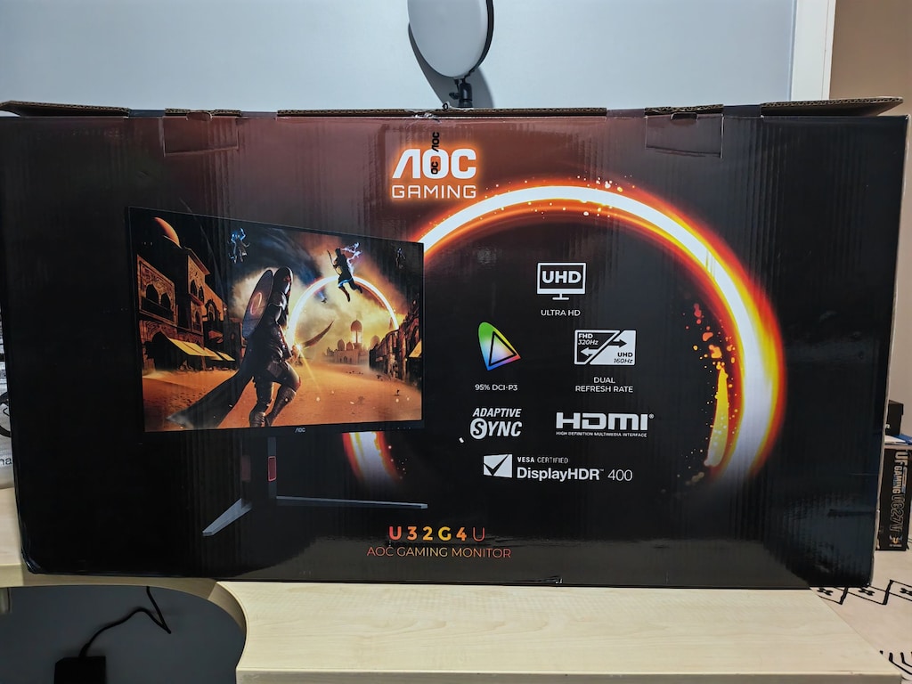 AOC U32G4 4K 160HZ/ 1080P 320HZ 0.5 Gaming Monitör - 8
