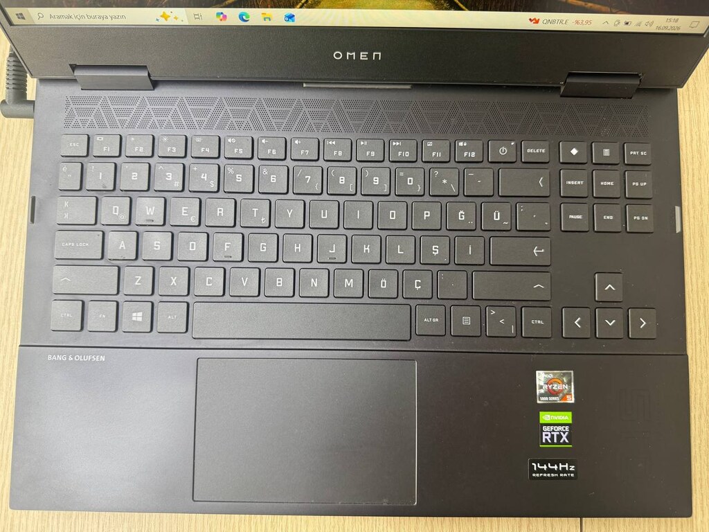HP OMEN *RYZEN 5 5600H İŞLEMCİ *16GB RAM *1TB SSD *3060 6GB E.K - 5
