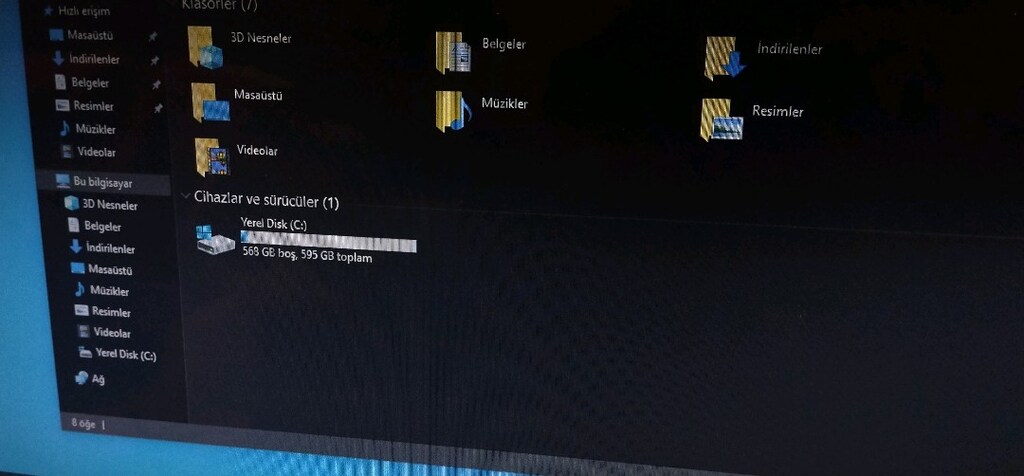 Bilgisayar i3-7100 3.90ghz turbo 640 gb harddisk 1 GB ekran kartı - 4