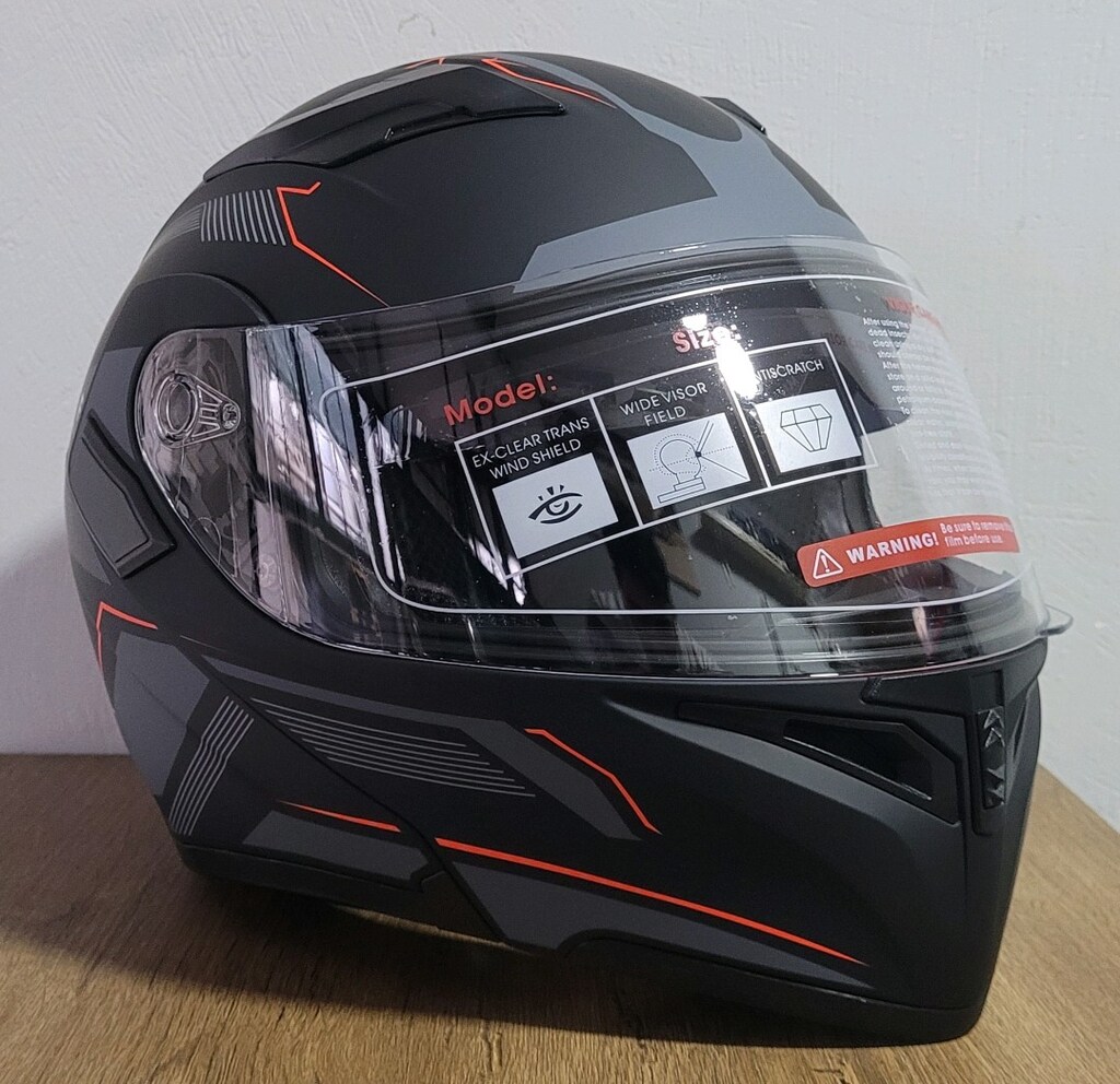 JİEKAİ 902 ÇENE AÇILIR GÜNEŞ VİZÖRLÜ KASK M VE XL BEDEN MEVCUT - 9