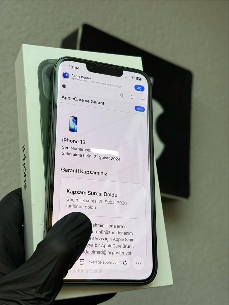 TR İPHONE 13 128GB KUTULU FATURALI KASA KOZMATİK TEMİZ - 6