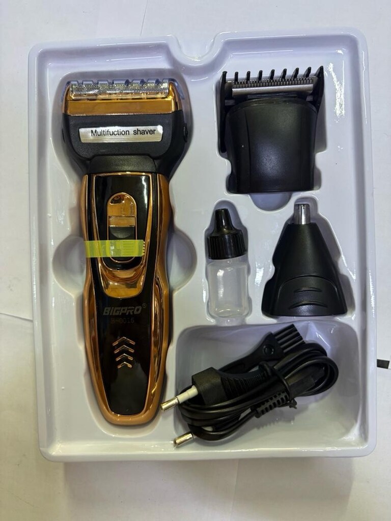 BIGPRO B-0015 3’ü 1 Arada Şarjlı Tıraş Makinesi Seti - 7