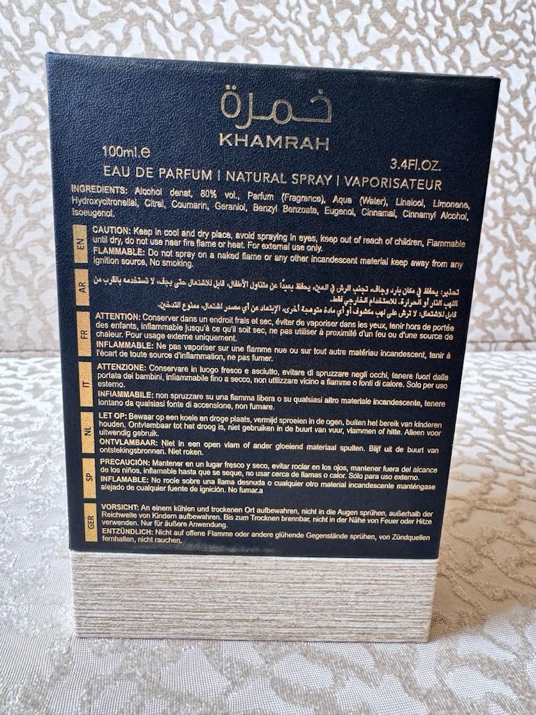 lattafa khamrah 100ml edp parfüm orijinal sıfır - 6