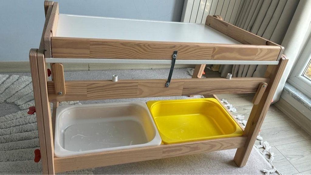 IKEA FLISAT Ayarlanabilir Çocuk Aktivite Masası + 2 Kutu - 5