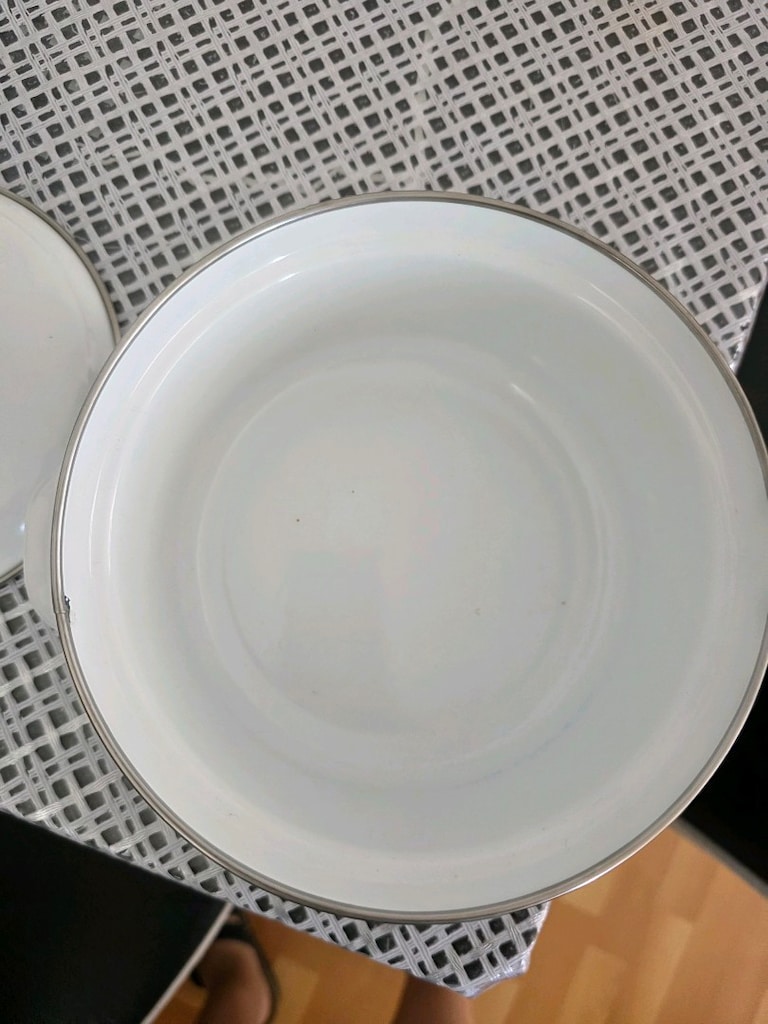 Yuvam Marka Vintage Çiçek Desenli 5'li Emaye Tencere / Saklama Kabı Se - 7