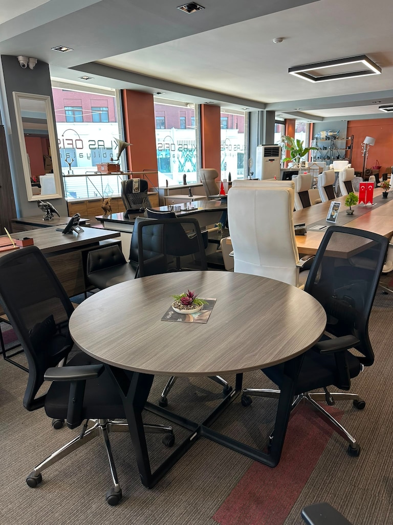 KLAS OFİS ÜSKÜDAR ÇAP 120 cm BÜROTIME TOPLANTI SETİ 2. EL - 3