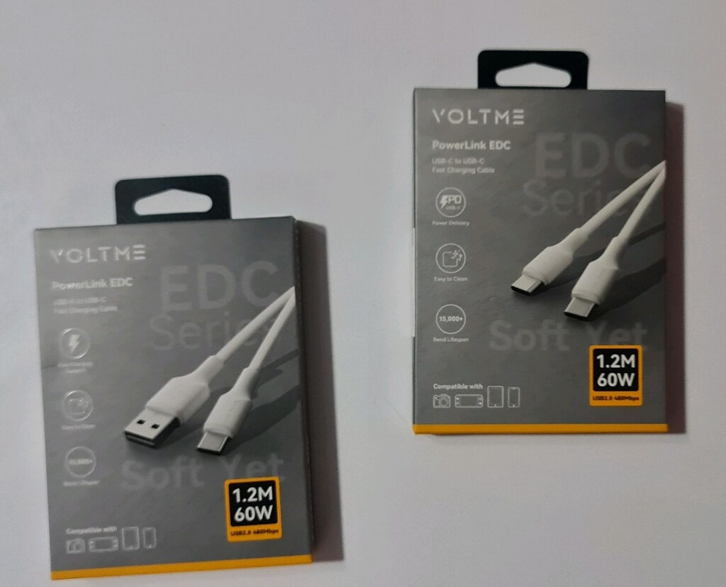 VOLTME Powerlink edc 60W USB to Type-C HIZLI Şarj Kablosu 1,2 BEYAZ. - 4