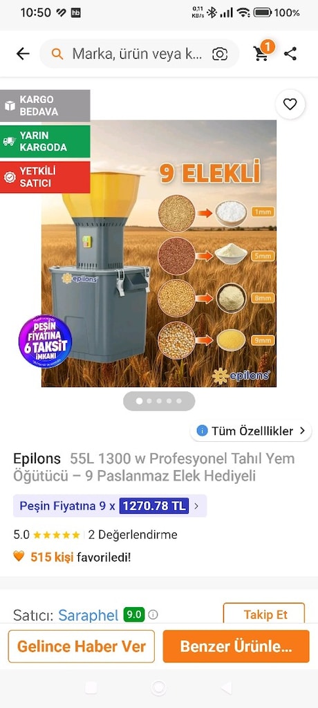 arpa buğday mısır yem bitki öğütücü - 5