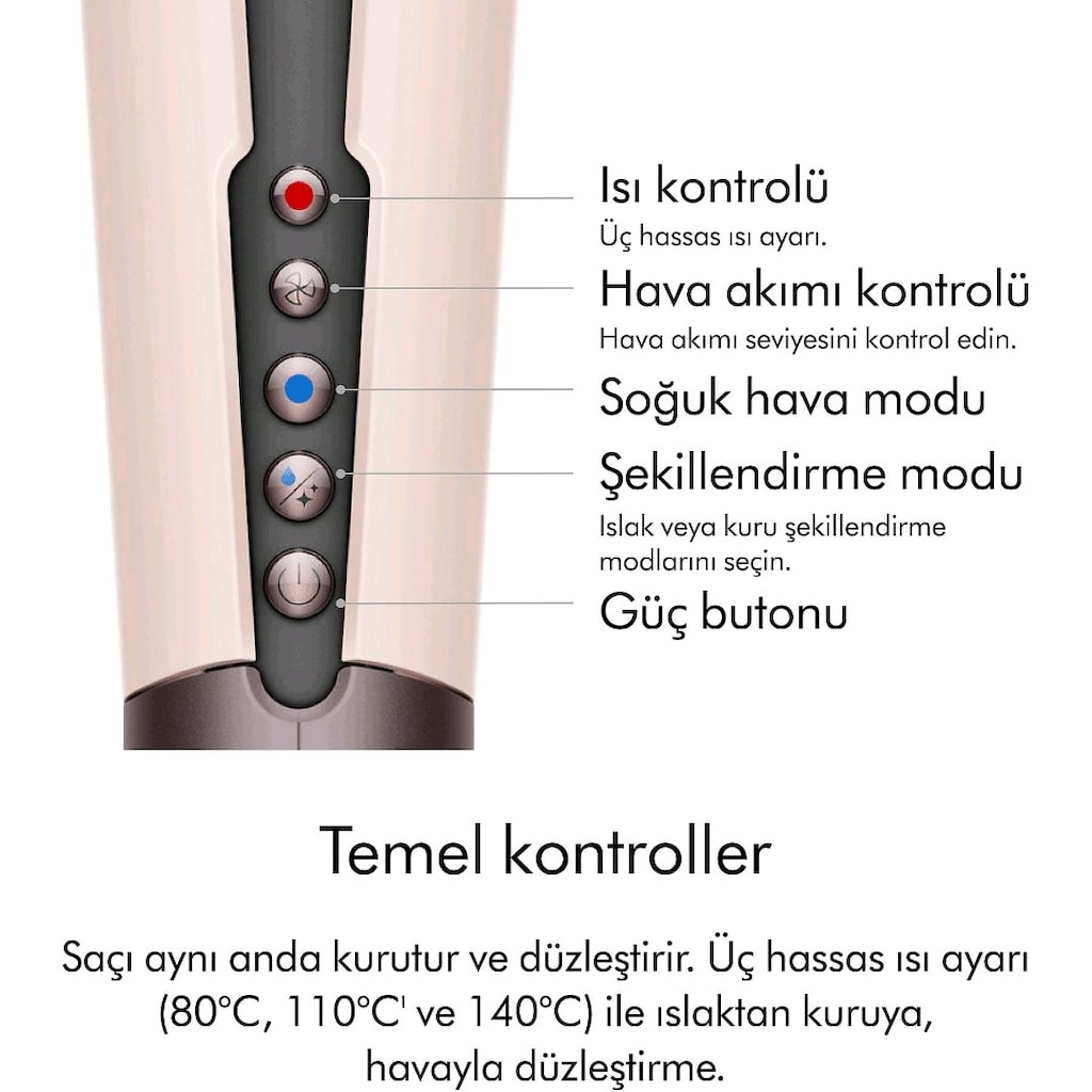 Dyson Airstrait Saç Düzleştirici - 6