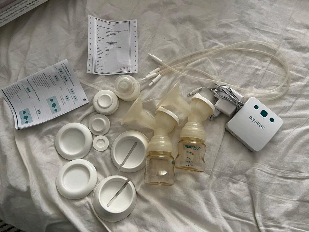 Mamajoo 250 ml Elektrikli USB Çiftli Göğüs Pompası 20 Kademe Ayarı ile - 3