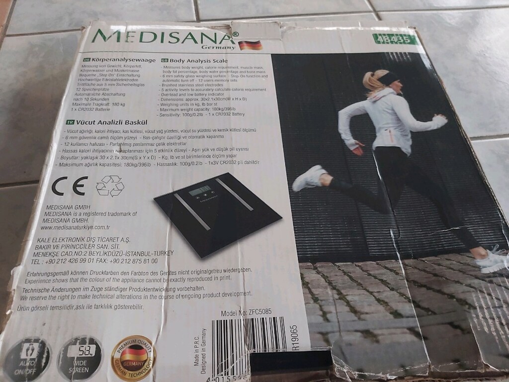 Medisana 48435 Vücut Analizli Baskül ( yağ - kemik - su ölçüm özellik. - 2