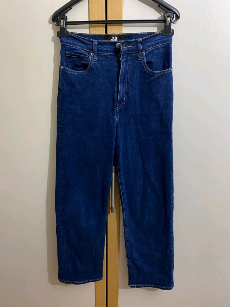 Orijinal H&M Koyu Mavi Yüksek Bel - 9